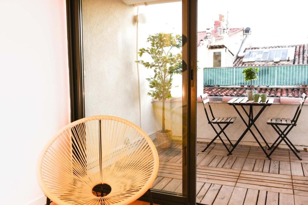 דירות Le Duplex - Terrasse Au Coeur De Marseille Panier מראה חיצוני תמונה
