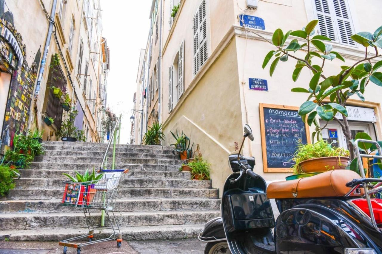 דירות Le Duplex - Terrasse Au Coeur De Marseille Panier מראה חיצוני תמונה